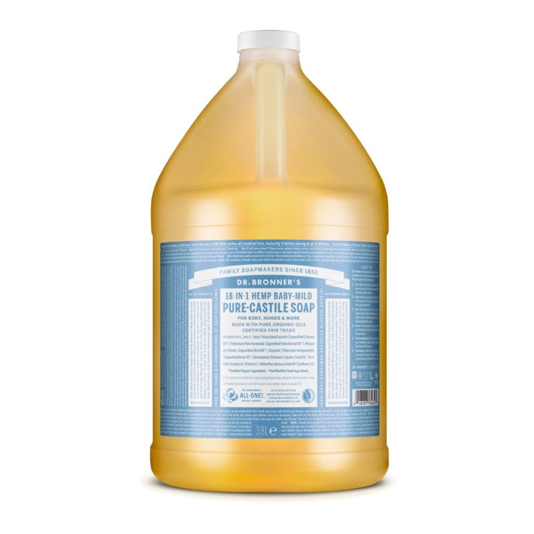 裸買|Dr. Bronner's 美國有機皂液 – 無味溫和嬰兒