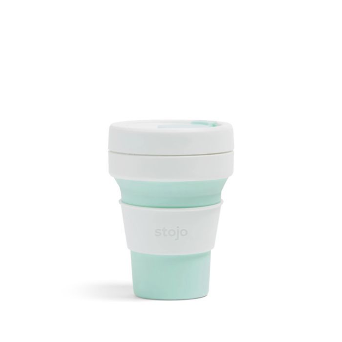 Stojo 16oz (473 ml) 可褶疊便携隨身杯, 附飲管