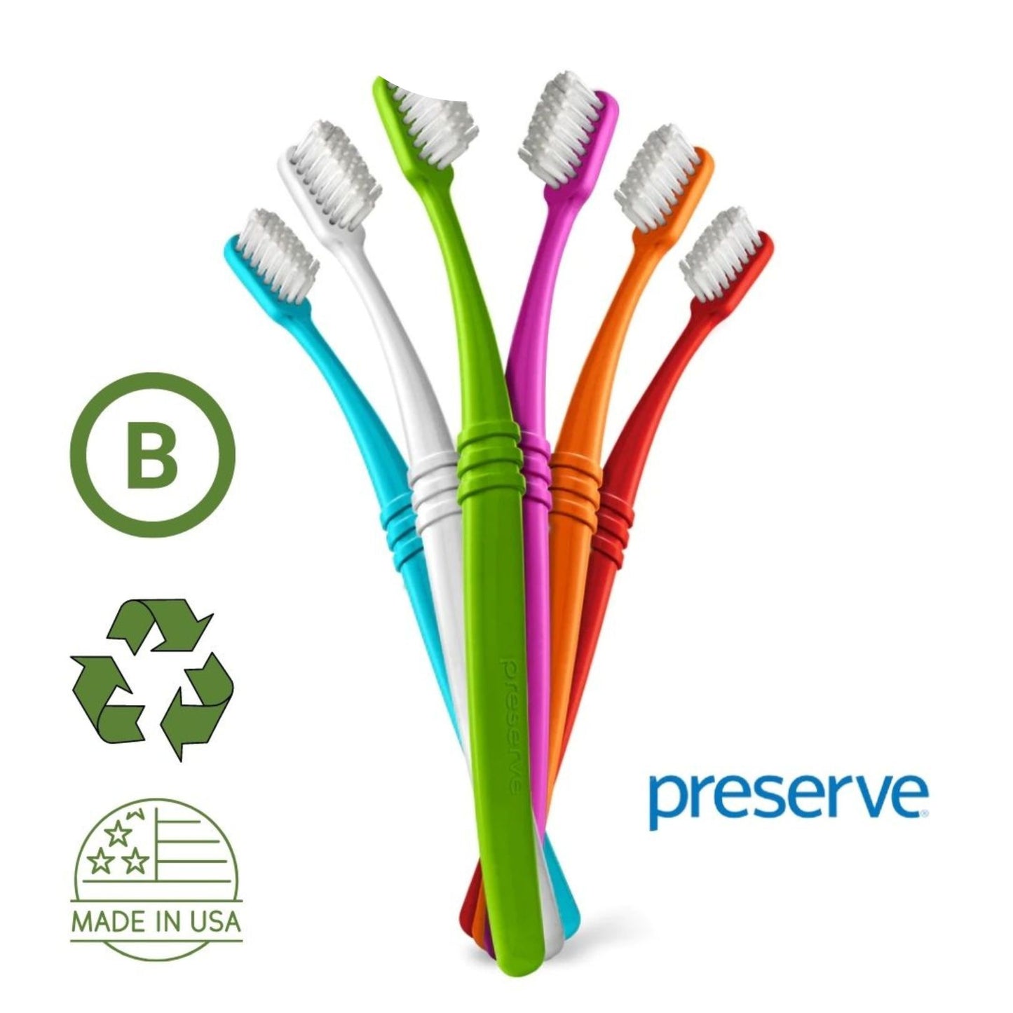 美國製 Preserve 環保再生牙刷