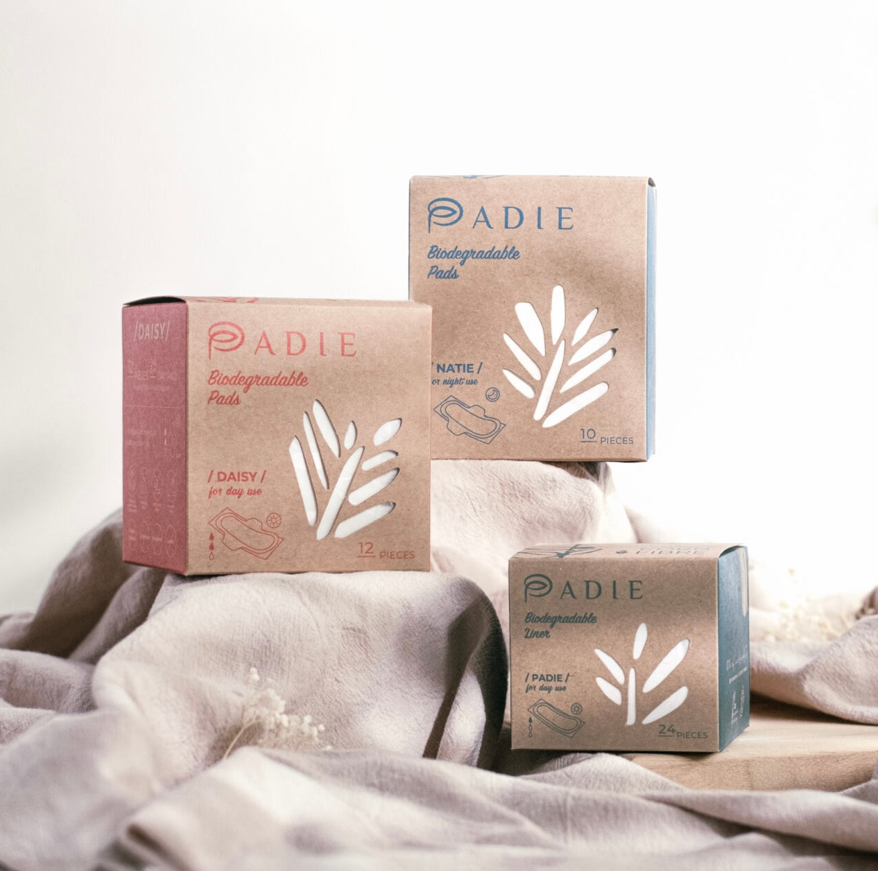 Padie 環保有翼衛生巾（日用 24cm)
