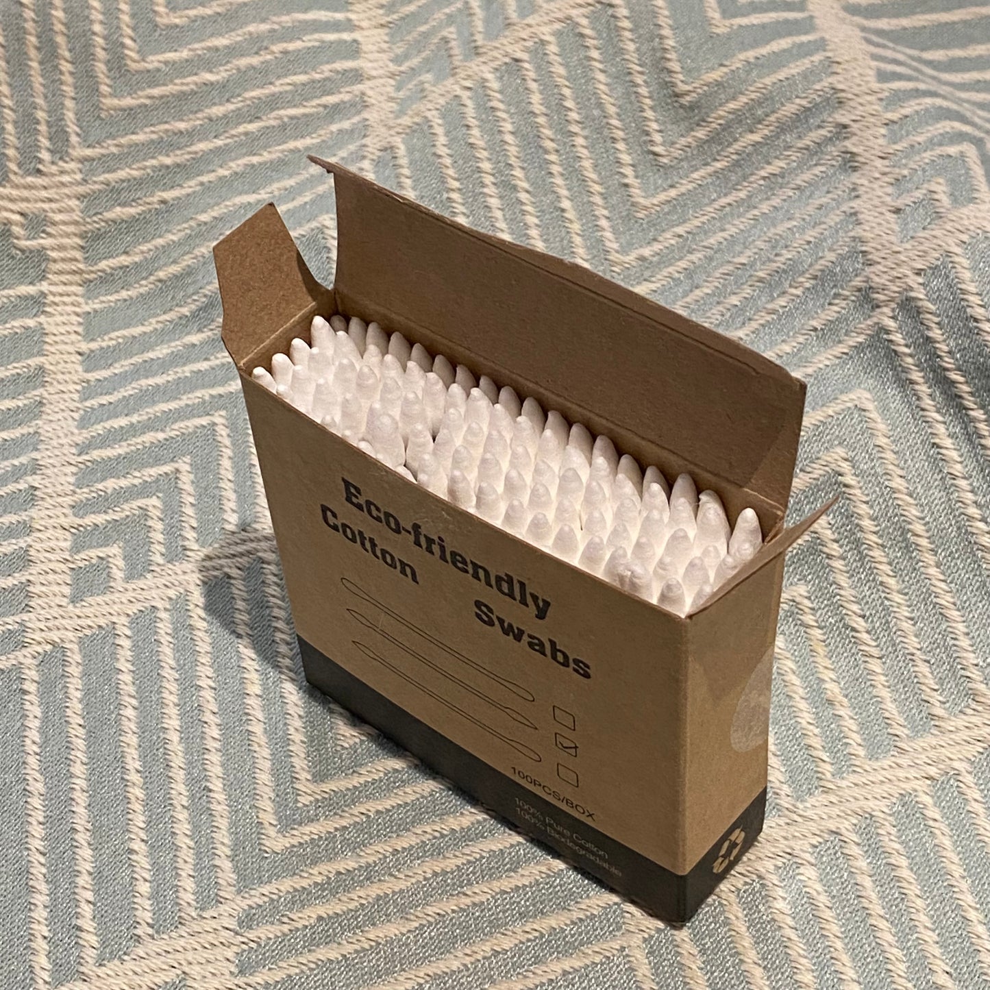 環保紙軸棉花棒（雙尖頭）100枝裝