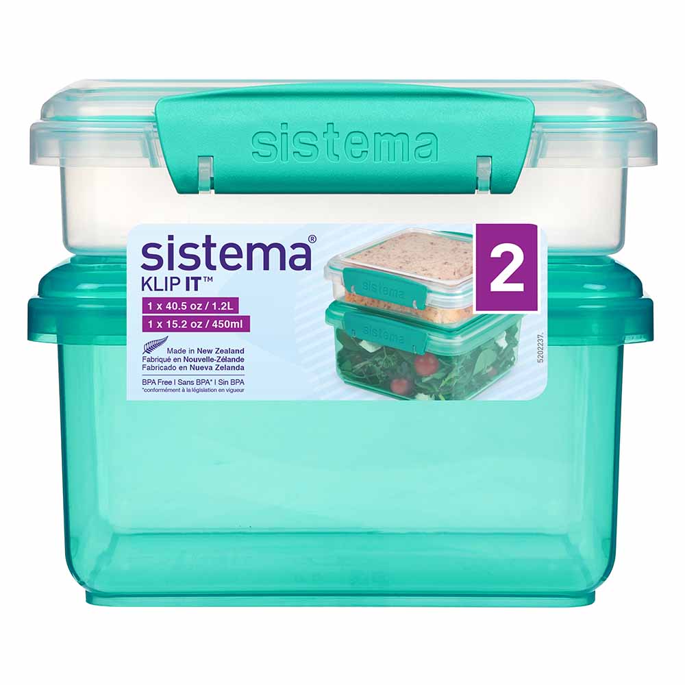 Sistema 1.2公升 食物盒 ＋ 三文治盒套裝