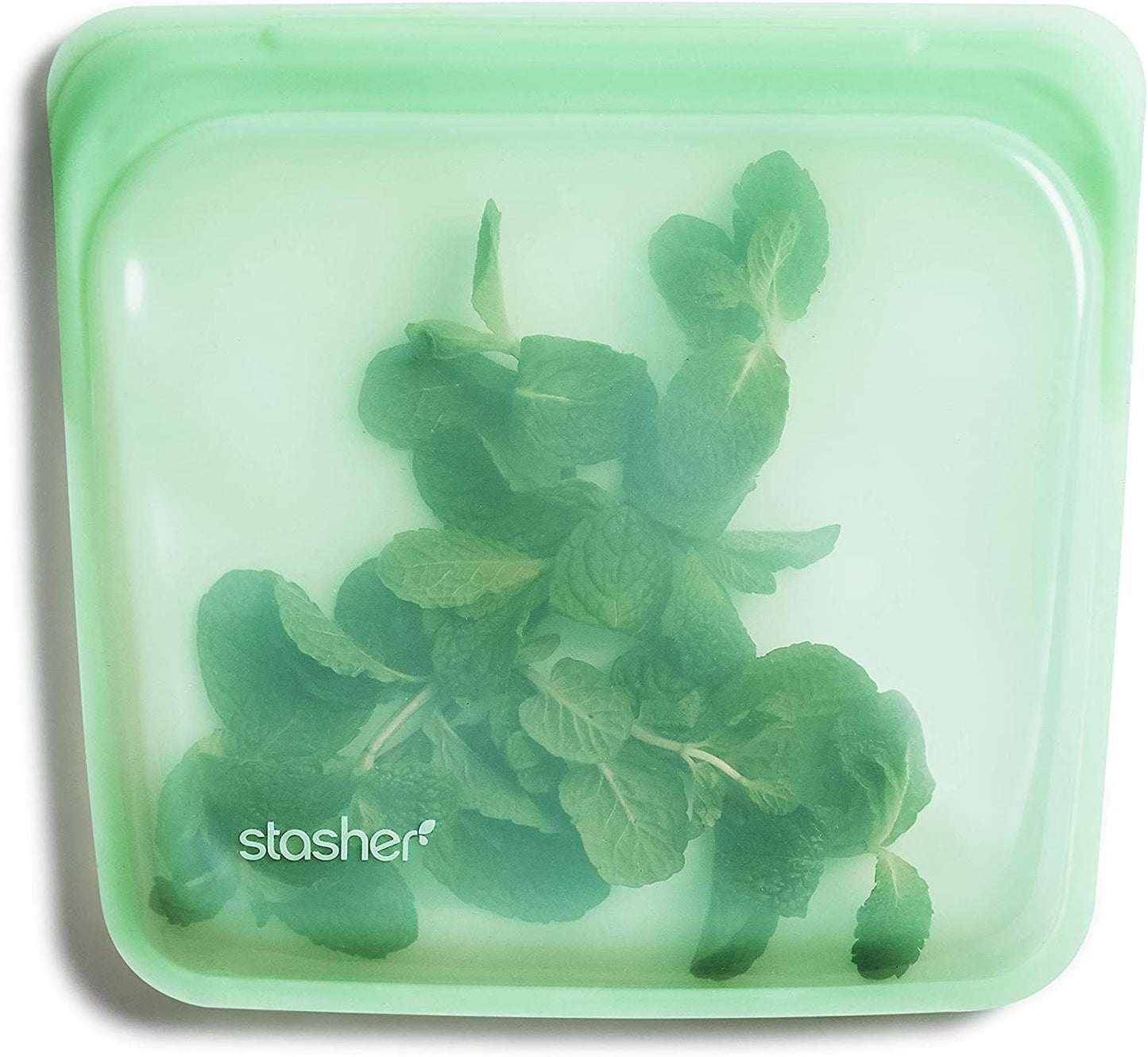 Stasher 可重複使用的矽膠食物袋, 三明治尺寸/ 中號, 450ML