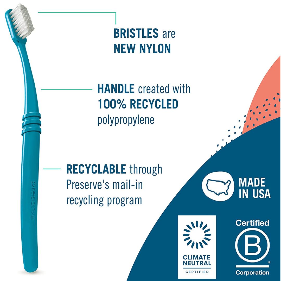 美國製 Preserve 環保再生牙刷